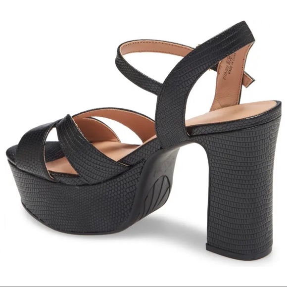 🆕Chinese Laundry Black Daydreamer Platform Sandal - Picture 2 of 5